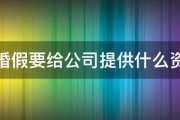 请婚假要给公司提供什么资料 