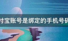 支付宝账号是绑定的手机号码吗 