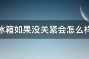 冰箱如果没关紧会怎么样 