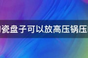 陶瓷盘子可以放高压锅压吗 