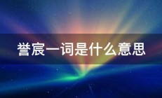 誉宸一词是什么意思 