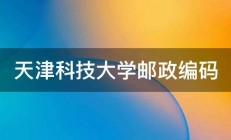 天津科技大学邮政编码 