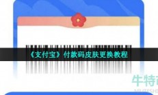 支付宝付款码皮肤怎么用-付款码皮肤更换教程