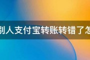 我给别人支付宝转账转错了怎么办 