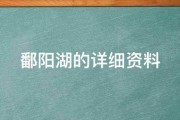 鄱阳湖的详细资料 