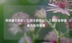 劳动者工伤后，公司注销登记， 工伤认定申请是否应当受理