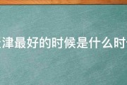 去天津最好的时候是什么时候啊 