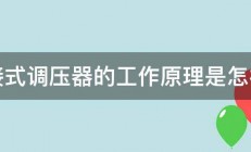 间接式调压器的工作原理是怎样的 