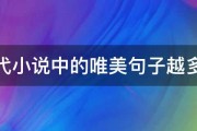 求古代小说中的唯美句子越多越好 