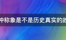 曹冲称象是不是历史真实的故事 