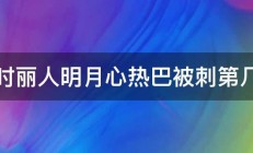 秦时丽人明月心热巴被刺第几集 