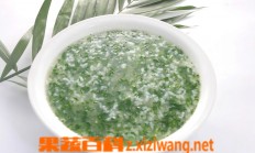 虾米青菜粥_粥知识大全_做法,功效与作用,营养价值