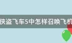 侠盗飞车5中怎样召唤飞机 