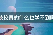 技校真的什么也学不到吗 