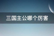 三国主公哪个厉害 