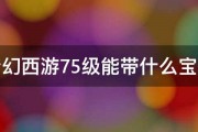 梦幻西游75级能带什么宝宝 