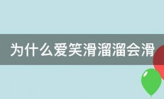 为什么爱笑滑溜溜会滑 