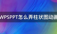 WPSPPT怎么弄柱状图动画 