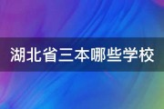 湖北省三本哪些学校 