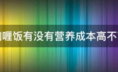 咖喱饭有没有营养成本高不高 