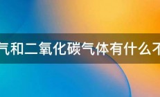 氩气和二氧化碳气体有什么不同 