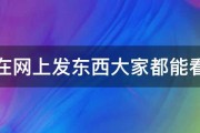 如何在网上发东西大家都能看得到 