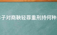 韩非子对商鞅轻罪重刑持何种态度 