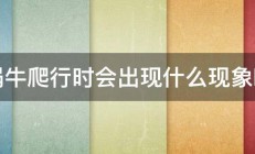 蜗牛爬行时会出现什么现象吗 