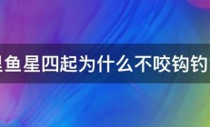 窝里鱼星四起为什么不咬钩钓鱼网 