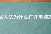 搜狗输入法为什么打开电脑就没了 