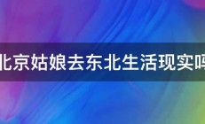 北京姑娘去东北生活现实吗 