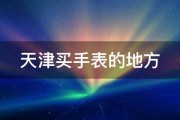 天津买手表的地方 