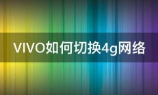 VIVO如何切换4g网络 