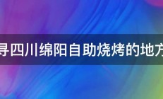 寻四川绵阳自助烧烤的地方 