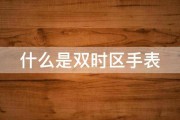 什么是双时区手表 