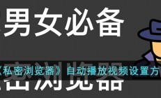 私密浏览器怎么自动播放视频-私密浏览器自动播放视频设置方法