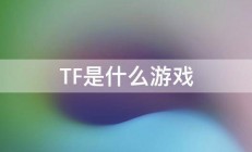 TF是什么游戏 