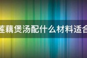 莲藕煲汤配什么材料适合 