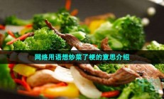 网络用语想炒菜了是什么意思-暗语情侣炒菜梗的意思介绍