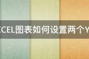 EXCEL图表如何设置两个Y轴 