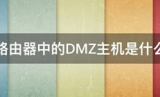 路由器中的DMZ主机是什么 