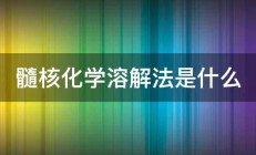 髓核化学溶解法是什么 