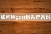 如何用gost做系统备份 