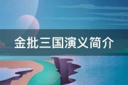 金批三国演义简介 